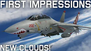 DCS World 2.7 NEW CLOUDS FIRST FLIGHT & TUTORIAL!