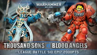 Thousand Sons vs Blood Angels Warhammer 40K Battle Report 9th Edition 2000pts