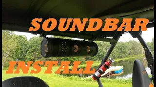 SXS Sound Bar Install - ECOXGEAR SE18 Installation and Review