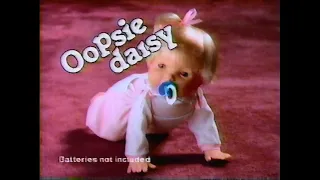 Oopsie daisy by Tyco ad from 1990