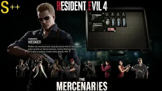 Resident Evil 4 Remake - Mercenaries S++ Rank (Docks All Characters)