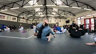 White Belt vs. Blue Belt // Rolling with Brandon - 2