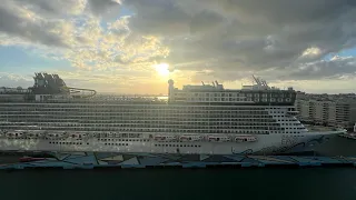 Norwegian Epic departs San Juan with horns