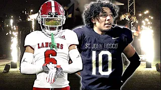 #4 In the Nation St. John Bosco vs Orange Lutheran 🔥 Louisville QB Pierce Clarkson commit WENT CRAZY