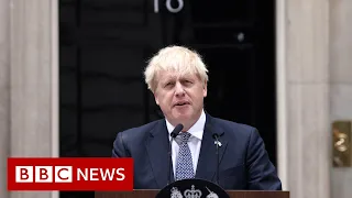 UK Prime Minister Boris Johnson delivers resignation speech - BBC News