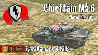 Chieftain Mk.6  |  7,4K Damage 4 Kills  |  WoT Blitz Replays