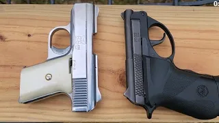 25acp vs 22LR pocket pistol penetration comparison pt1