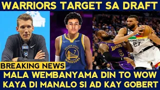 WARRIORS kukuha ng Wembanyama nila WOW! Gobert 4 times DEFENSIVE Davis TALO ulit