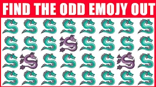 HOW GOOD ARE YOUR EYES #51 l Find The Odd Emoji Out l Emoji Puzzle Quiz