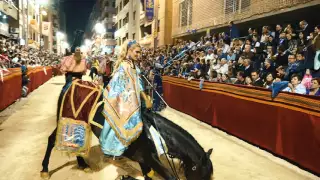 Desfile del Paso Azul en las Procesiones de Lorca