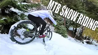 ENDURO Riding in the SNOW / Gabriel Wibmer