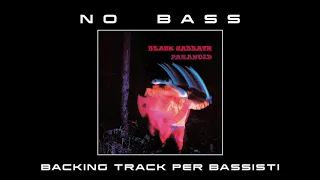 Paranoid Black Sabbath NO BASS backing track per bassisti Suona tu il Basso (Bassless)