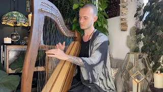 Celestial Celtic Harp Meditation - Natural Sleep Aid Music - Tranquil Stress Relieving Sound Healing