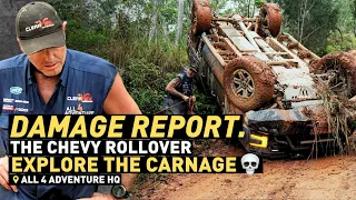 😲 $250,000 CHEVY DAMAGE REPORT — CREB Track Rollover aftermath!!