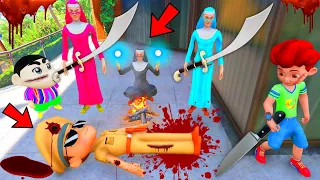 Evil Nun Killed Little Singham In Gta 5 | Hide And Seek Kicko And Evil Nun