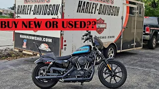 New or Used? Where do you buy a motorcycle? - Harley Sportster