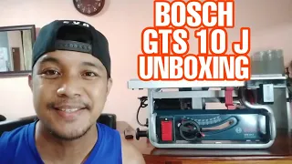 UNBOXING BOSCH GTS 10 J PROFESSIONAL TABLE SAW
