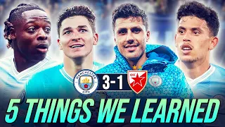 JULIAN ALVAREZ IS SPECIAL! 5 THINGS WE LEARNED | MAN CITY 3-1 RED STAR BELGRADE