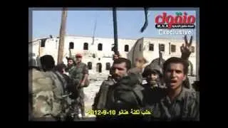 Алеппо. Казармы Ханано под контролем сирийской армии.