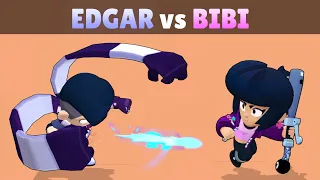 EDGAR vs BIBI | 23 Tests | Best EPIC Brawler in Brawl Stars!