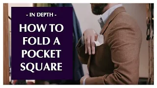 How to wear a pocket square, or handkerchief