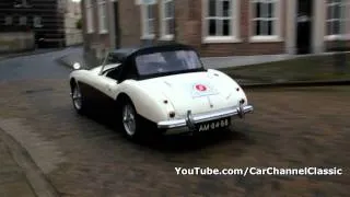 Austin Healey 100-6 drive by!! 1080p HD