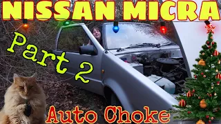 Nissan Micra K10 - PART 2 - Auto Choke Fiddling - 2021 Christmas special ?