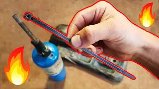 Fix Broken Plastic With A ZIP TIE And FIRE!