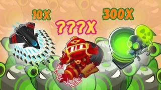 How Many ZOMGs Can Every Tier 5 Pop? | Military | BTD6