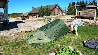 HELSPORT NORDMARKA 2-teltan ensimmäinen pystytys