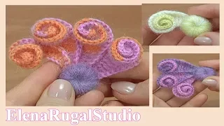 How to Crochet 3D Wing Motif Tutorial 20 Cara Merenda Motif Sayap