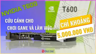 Đánh giá Nvidia T600 - card đồ họa cứu cánh cho chơi game và làm việc trong tầm giá 5 triệu