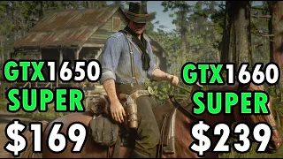 GTX 1650 SUPER vs GTX 1660 SUPER in 1080p,1440p and 2160p