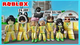 24 Jam Jadi Anak Sultan Kaya Raya Di Roblox Brookhaven ft @Shasyaalala