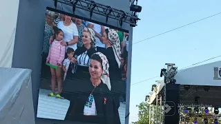 Opening few minutes of the Te Salut Chișinău festival on Strada Eugen Droga. 14th July 2023.