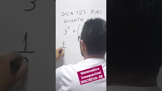 Dica 127 de Matemática  - #matemática