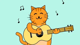 Cat Playing Ukulele Birthday Song │Funny Birthday Greetings