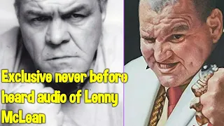 Lenny McLean & Norman Buckland. Two of the Hardest men in Britain +EXCLUSIVE UNHEARD AUDIO of LENNY