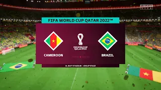 FIFA World Cup Qatar 2022 - Cameroon Vs Brazil (Group G) - FIFA 23