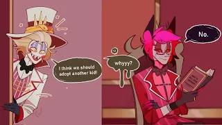 Lucifer wants another kid! - Hazbin Hotel comic dub