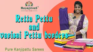 15k to 30K Rettapet Border Sarees |Kanchipattu | Hayagrivas | Chennai