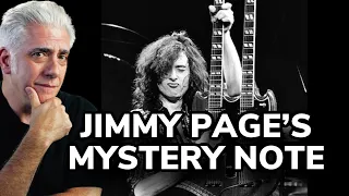 The Jimmy Page Mystery Note