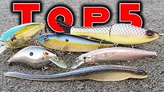 Top 5 Baits For October Bass Fishing!!