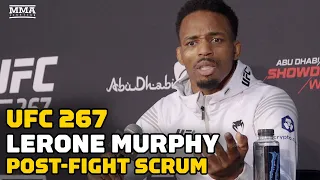 Lerone Murphy Breaks Down Flying Knee KO Of Makwan Amirkhani | UFC 267 | MMA Fighting