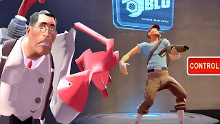 why does the medic’s arm get weirdly twisted if he loses?