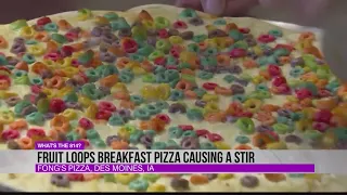 Fruit Loops Breakfast Pizza causing a stir in Des Moines