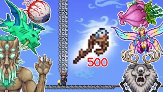 Terraria 1.4.3.2 - 500 Finches vs ALL Bosses