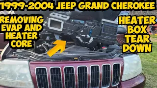 How to Replace a Heater Core And Evaporator on a 1999 2000 2001 2002 2003 2004 Jeep Grand Cherokee