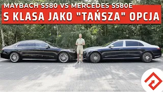 Maybach S580 czy Mercedes S580e? Różnice są, ale czy mają sens?