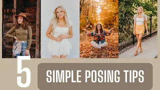 5 Simple POSING TIPS for High School Senior Girls